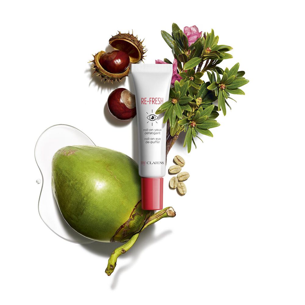 My Clarins RE-FRESH roll-on eye de-puffer