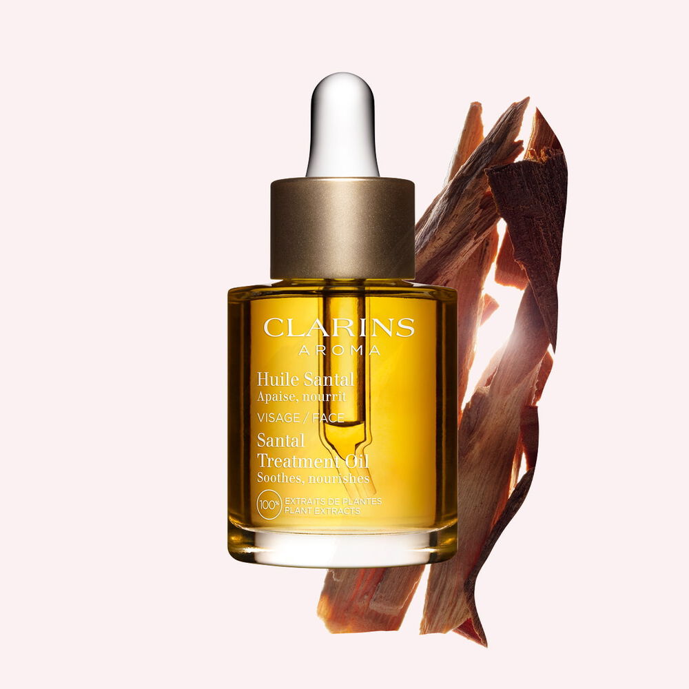 Santal - Aceite facial calmante de s&aacute;ndalo para piel sensible