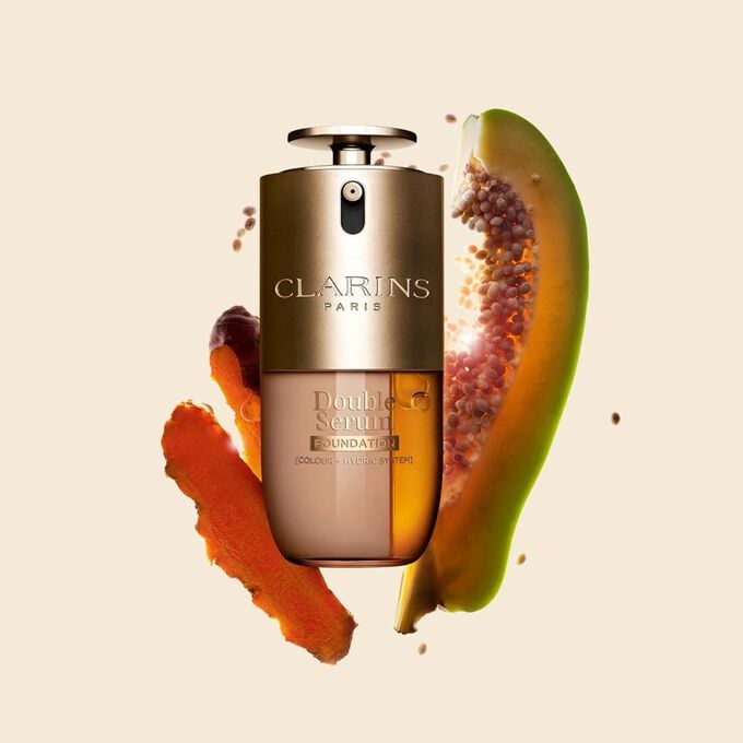 DOUBLE SERUM Foundation- 2 en 1 Base H&iacute;brida de Maquillaje y Tratamiento