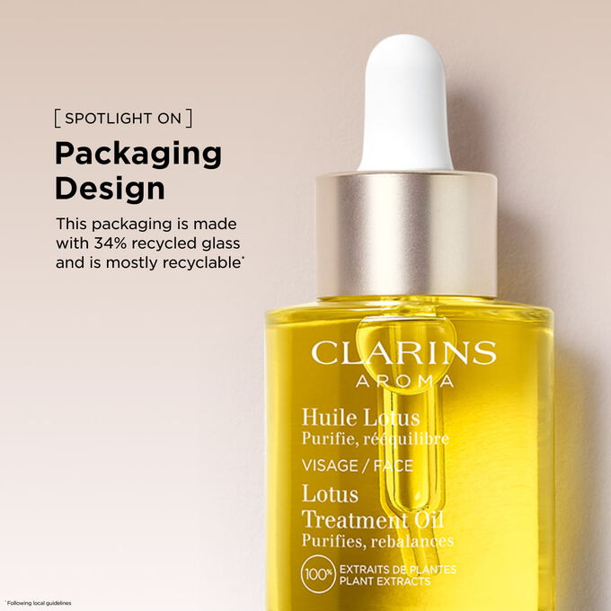 Lotus - Aceite facial purificante de Loto para piel grasa