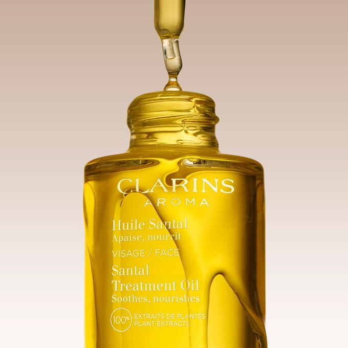 Santal - Aceite facial calmante de s&aacute;ndalo para piel sensible
