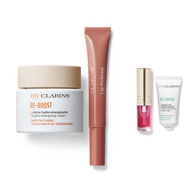 Colecci&oacute;n My Clarins: Set de cuidado y maquillaje para pieles j&oacute;venes, hidratadas y labios realzados