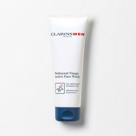 ClarinsMen Active Face Wash - Limpiador Facial Espumoso para Hombres