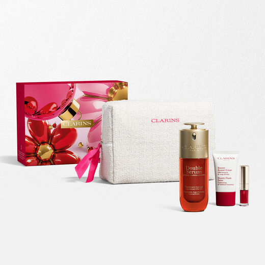 Colecci&oacute;n DOUBLE SERUM y Beauty Flash Balm: Rutina de cuidado facial para potenciar la longevidad de la piel, reafirmar y devolver luminosidad.