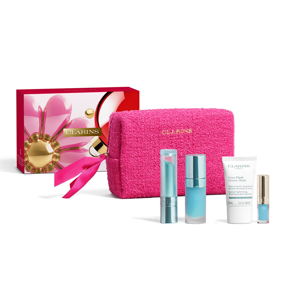 Colecci&oacute;n Cryo: Set de maquillaje y cuidado para labios y rostro con efecto criog&eacute;nico