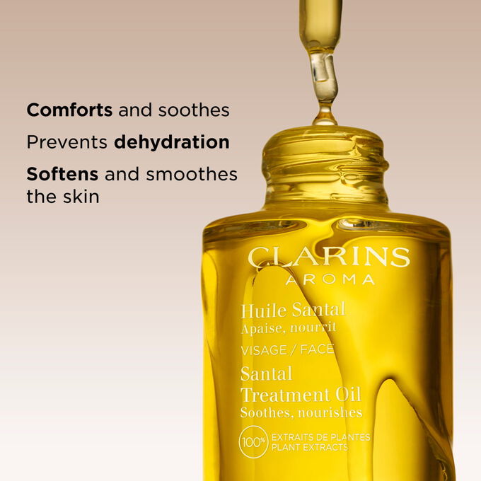Santal - Aceite facial calmante de s&aacute;ndalo para piel sensible