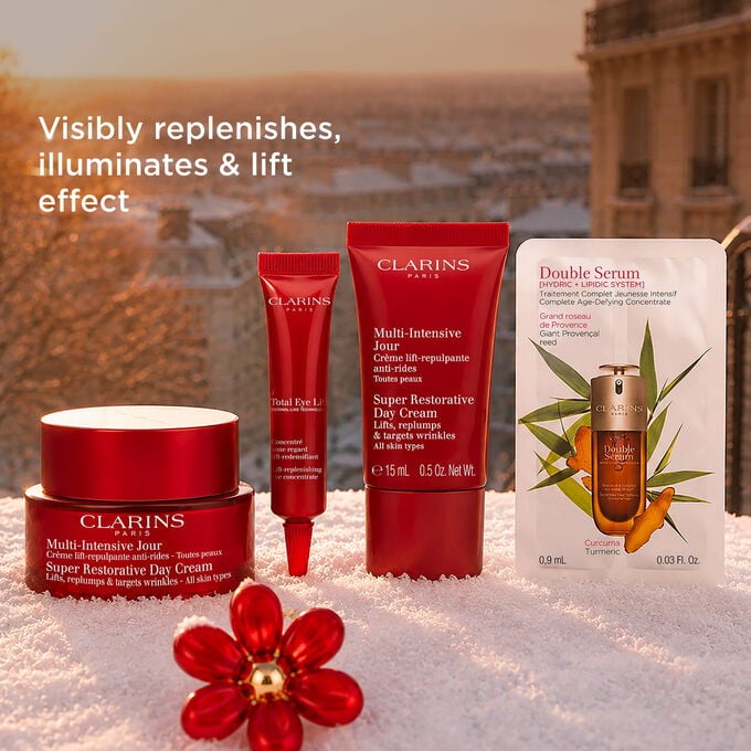 Colecci&oacute;n Super Restorative: Rutina de cuidado facial antiarrugas con retinol-like para reafirmar, redensificar y potenciar la luminosidad de la piel