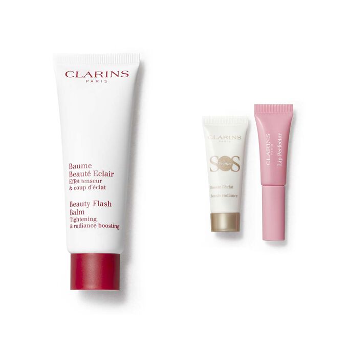 Colecci&oacute;n Beauty Flash Balm- Rutina de cuidado y maquillaje para hidratar la piel, potenciar su brillo y realzar su luminosidad