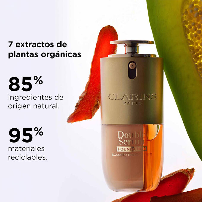 DOUBLE SERUM Foundation- 2 en 1 Base H&iacute;brida de Maquillaje y Tratamiento