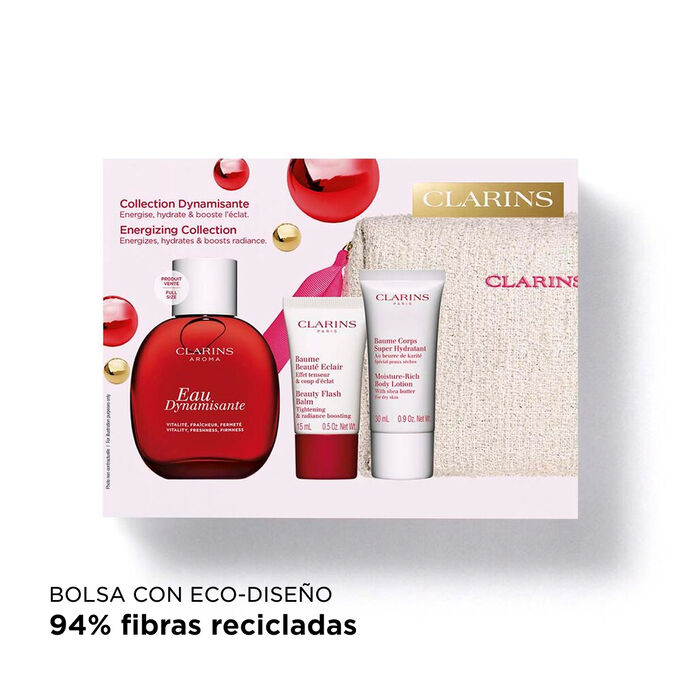 Colecci&oacute;n Eau Dynamisante: Set de cuidado facial y corporal energizante e hidratante para revitalizar la piel