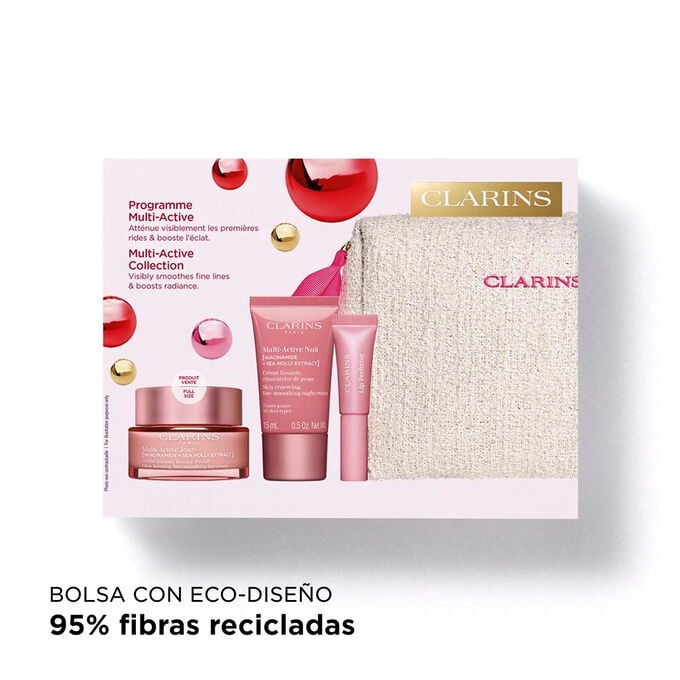 Colecci&oacute;n Multi-Active: Rutina de cuidado facial con niacinamida para suavizar las primeras arrugas y potenciar la luminosidad
