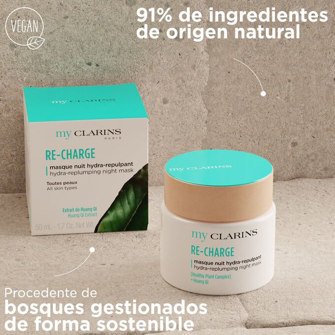 Myclarins Re-Charge Detox-replumping Night Mask - Mascarilla de noche detoxificante