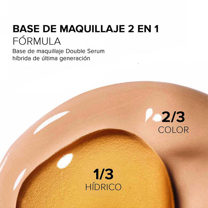 DOUBLE SERUM Foundation- 2 en 1 Base H&iacute;brida de Maquillaje y Tratamiento