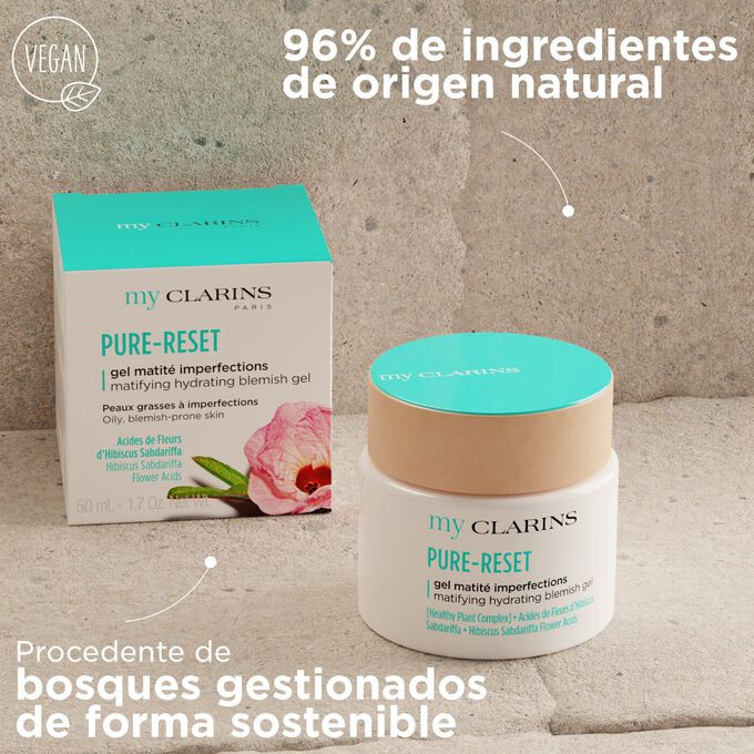 Myclarins Pure-Reset Frosted Blemish Gel - Gel para imperfecciones esmerilado