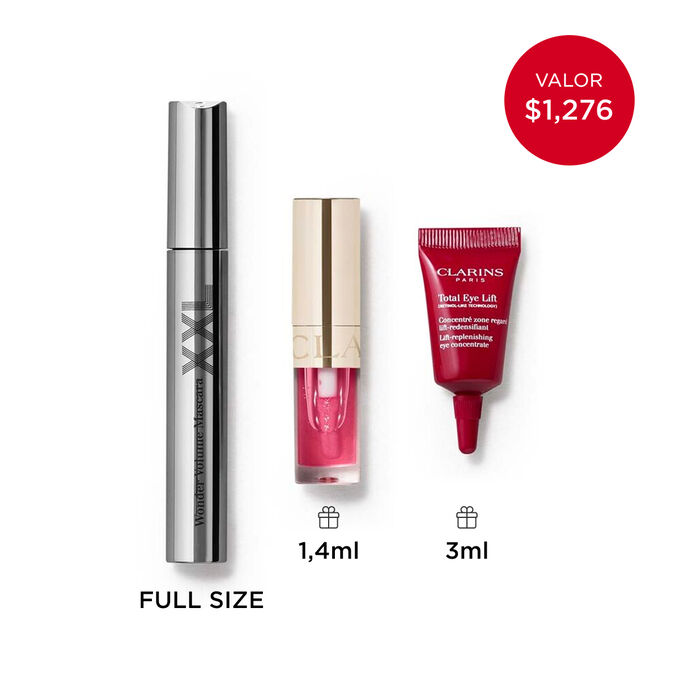 Colecci&oacute;n Wonder Volume XXL: Set de maquillaje para una mirada con volumen extremo y labios realzados