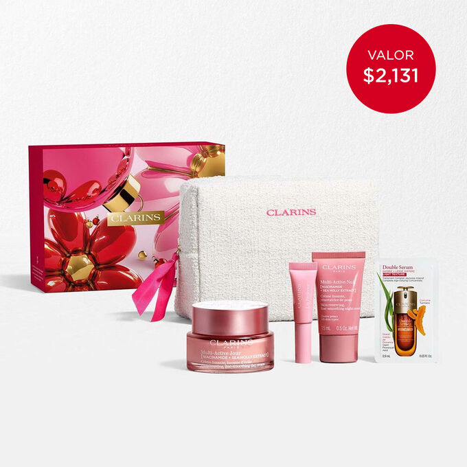 Colecci&oacute;n Multi-Active: Rutina de cuidado facial con niacinamida para suavizar las primeras arrugas y potenciar la luminosidad