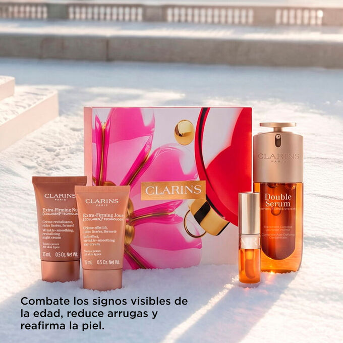 Colecci&oacute;n DOUBLE SERUM &amp; Extra-Firming: Rutina antiedad para combatir los signos de la edad, suavizar las arrugas y reafirmar la piel