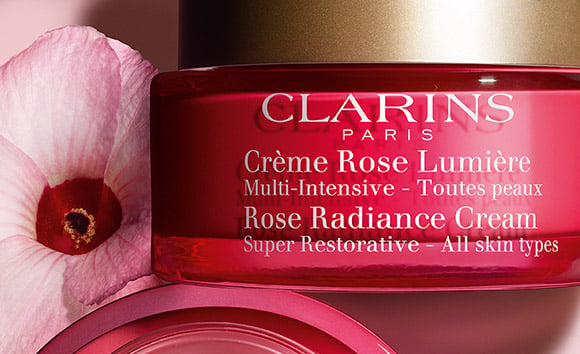 Tarro de Crème Rose Lumière con hibisco