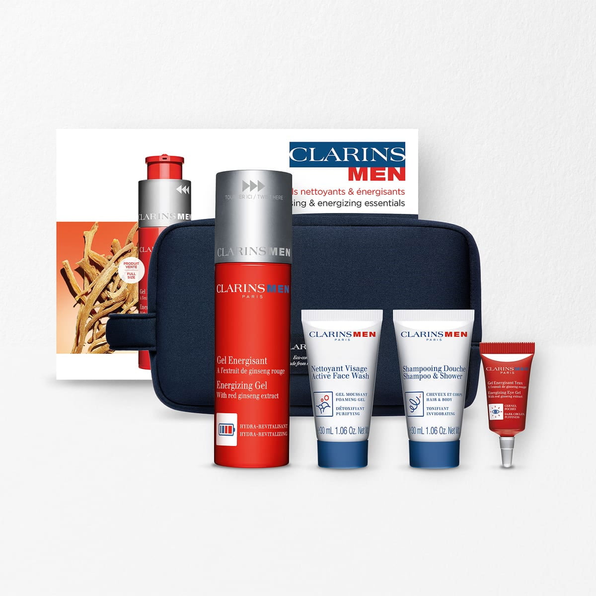 Colecci&oacute;n Clarins Men Energizing